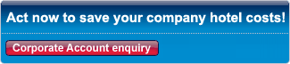 Act now to save your company hotel costs! - Corporate Account enquiry