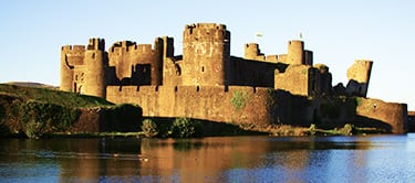 Caerphilly castle Caerphilly castle