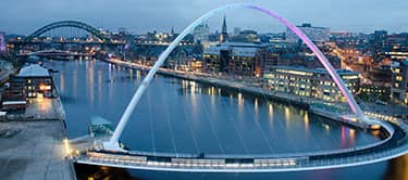 Newcastle millienium bridge