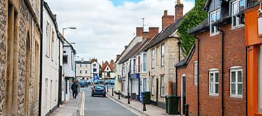 bicester street with houses
