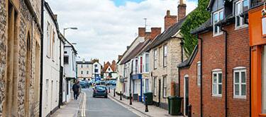 bicester street with houses bicester street with houses