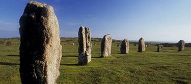 Hurlers standing stones near Bodmin