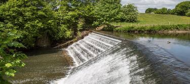 River weir near Bury River weir near Bury