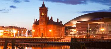 Cardiff Bay Cityscape