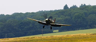 Spitfire taking off