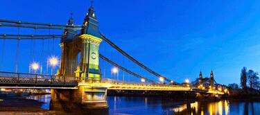 Hammersmith bridge, London Hammersmith bridge, London