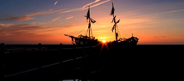 Hoylake at sunset