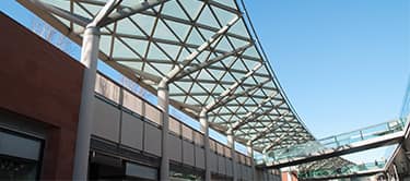 glass roof of liverpool one