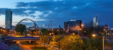 Manchester skyline Manchester skyline