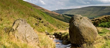 Edale valley, the Pennine way Edale valley, the Pennine way