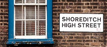 shoreditch high street sign shoreditch high street sign