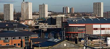 Aerial view of Wolverhampton Aerial view of Wolverhampton